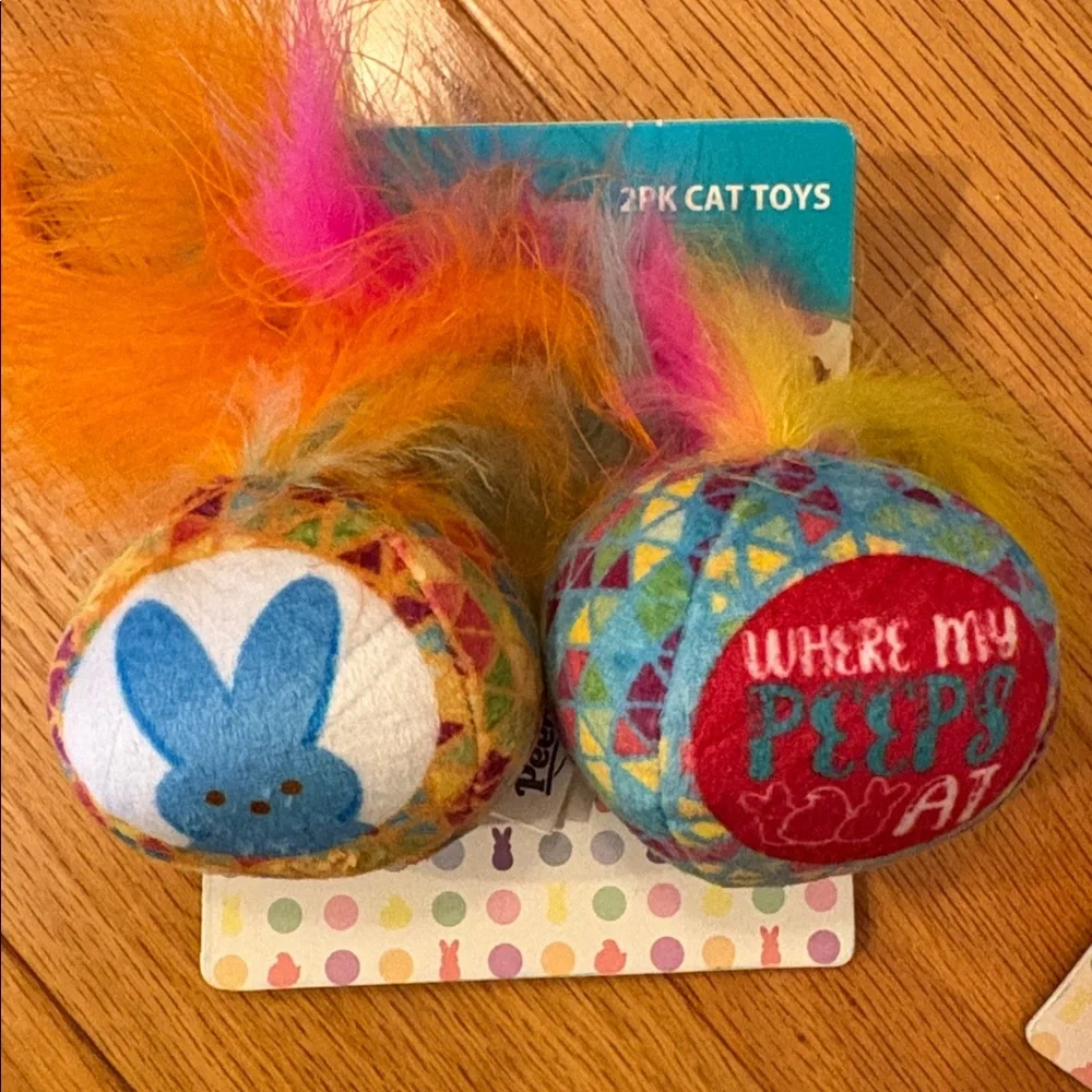 PEEPS Easter Jingle Bell & Plain Bunnies. Easter Bunny & bunny w/carrot